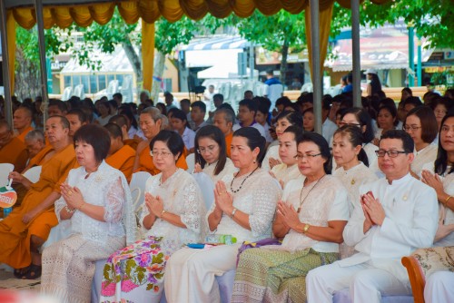 มรภ.นศ. ร่วมพิธีเจริญพุทธมนต์ฯ เนื่องในเทศกาลวันวิสาขบูชา