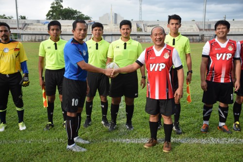 NSTRU joins Nakhon Si Thammarat Provincial Office of Tourism and Sports holding a friendly football match