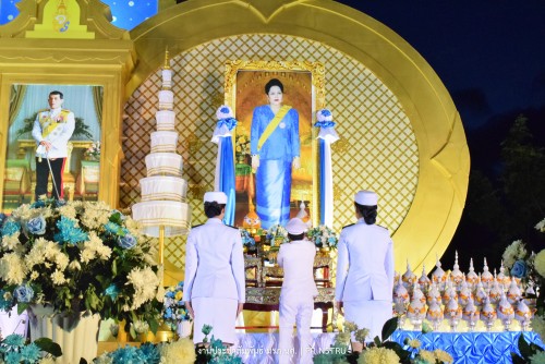 ม.ราชภัฏนครฯ ร่วมพิธีถวายเครื่องราชสักการะ และพิธีจุดเทียนถวายพระพรชัยมงคล เนื่องในโอกาสวันเฉลิมพระชนมพรรษา สมเด็จพระนางเจ้าสิริกิติ์ พระบรมราชินีนาถ พระบรมราชชนนีพันปีหลวง ประจำปี 2562