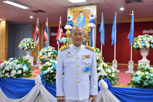 Nakhon Si Thammarat Rajabhat University attends the merit-making ceremony of 2019 as offerings to Her Majesty Queen Sirikit’s birthday