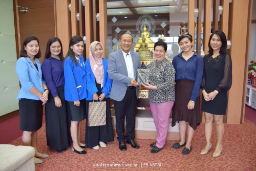 อธิการบดี มรภ.นศ. กล่าวต้อนรับอาจารย์และนักศึกษาต่างชาติ โครงการ SEA-Teacher รุ่นที่ 8