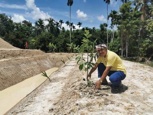 ศูนย์สืบสานงานพระราชดำริฯ มรภ.นศ. ร่วมกับ ชาวชุมชนท่างิ้ว ถือฤกษ์วันพืชมงคล ปลูกต้นไม้เพื่อสืบสานศาสตร์พระราชา แหล่งเรียนรู้ นศ. ชุมชนท้องถิ่น