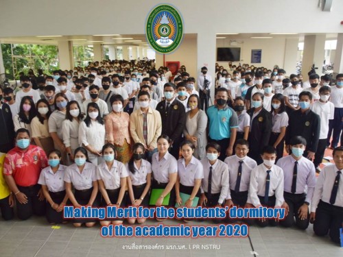 Making merit for the students’ dormitory of the academic year 2020