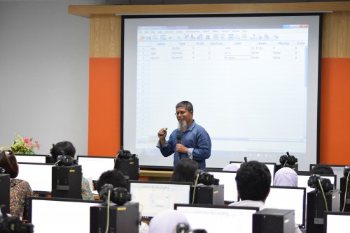 A workshop on Statistics by Faculty of Science and Technology