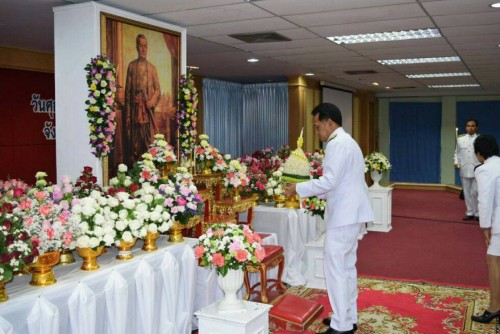 NSTRU representatives attend a ceremony with the Province to mark King Rama I Day